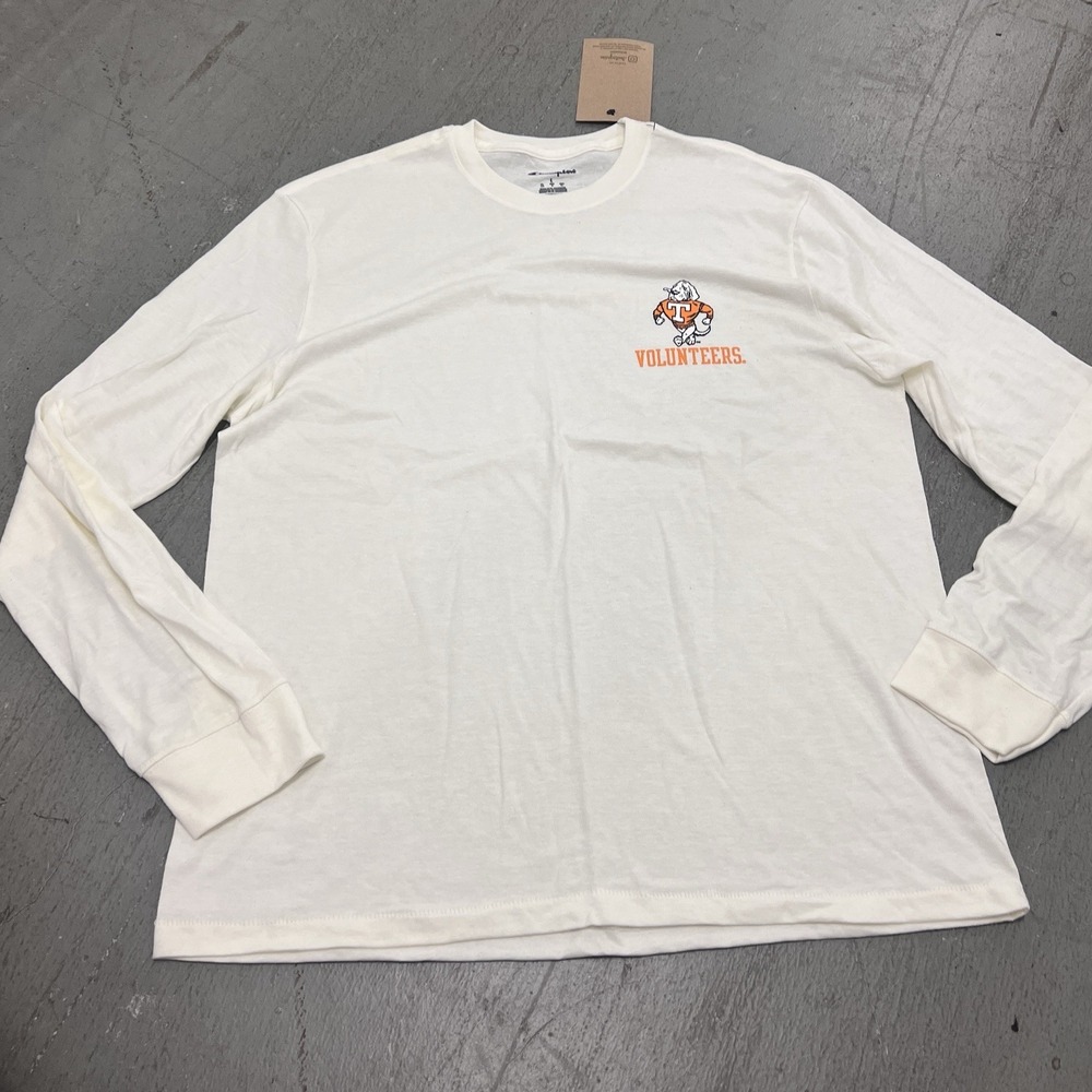 Champion Tennessee‎ Volunteers Long Sleeve Graphic Tee Men's Large White